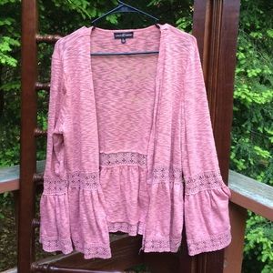Shrug Cardigan Lace Bell sleeve